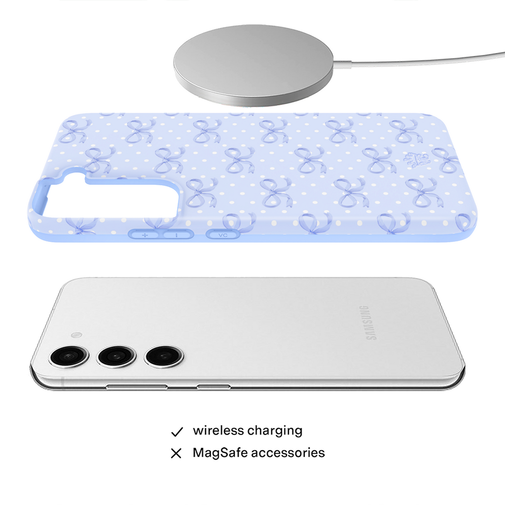 Lovely Blue Bows Samsung Case