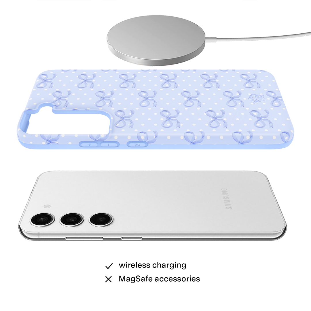 Lovely Blue Bows Samsung Case