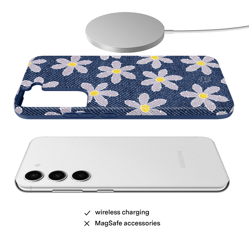 Denim Daisy Samsung Case