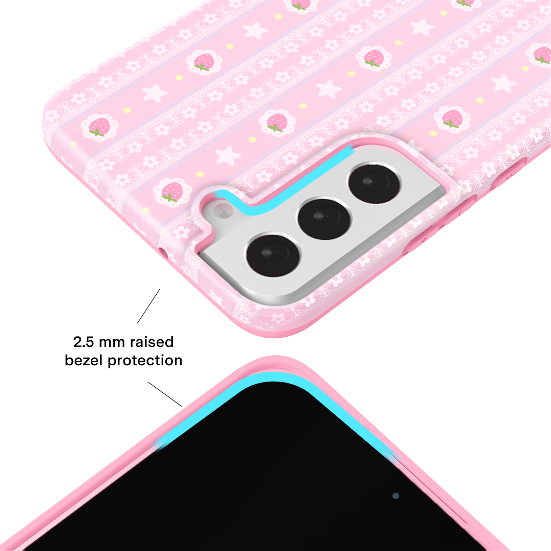 Strawberry Macaron Samsung Case