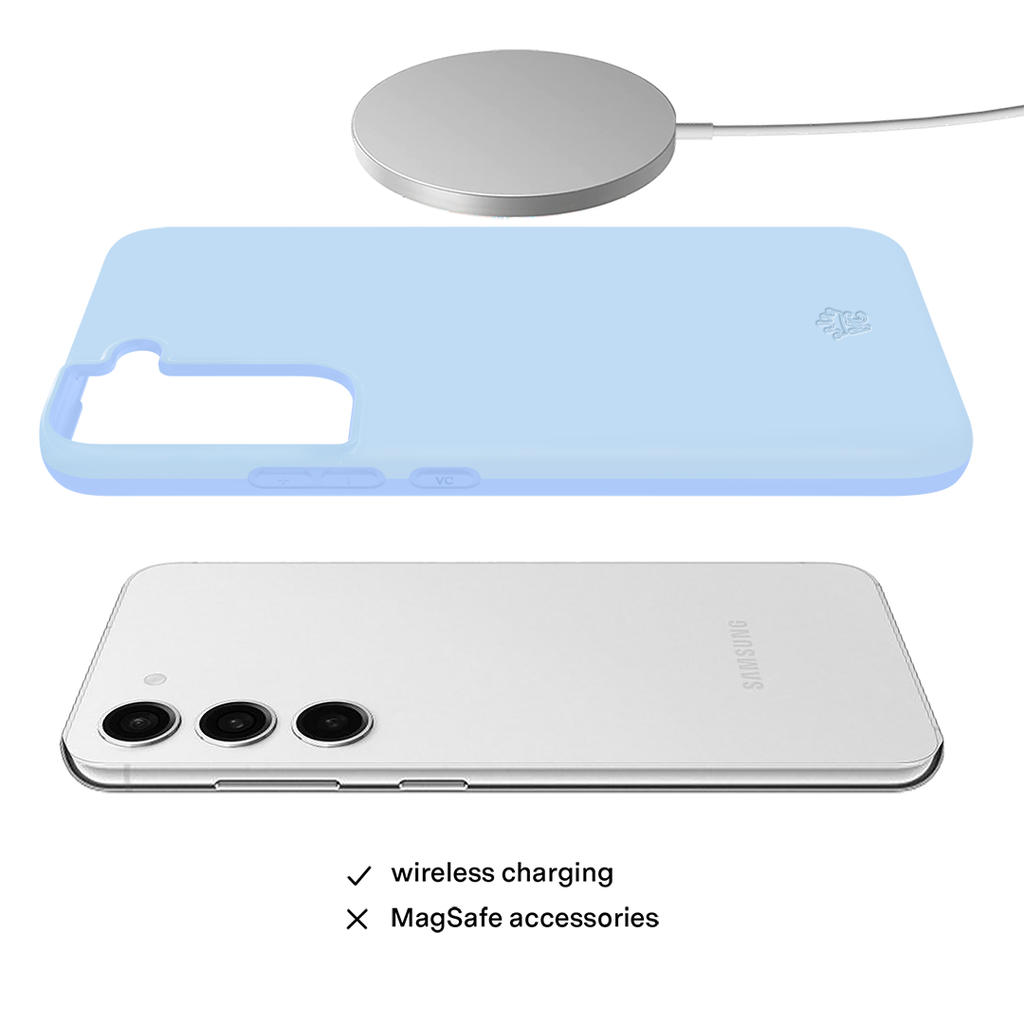 Cotton Candy Blue Samsung Case