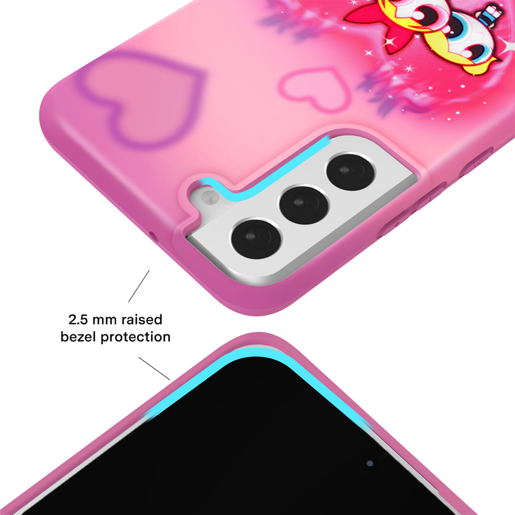 The Powerpuff Girls Airbrush Hearts Samsung Case