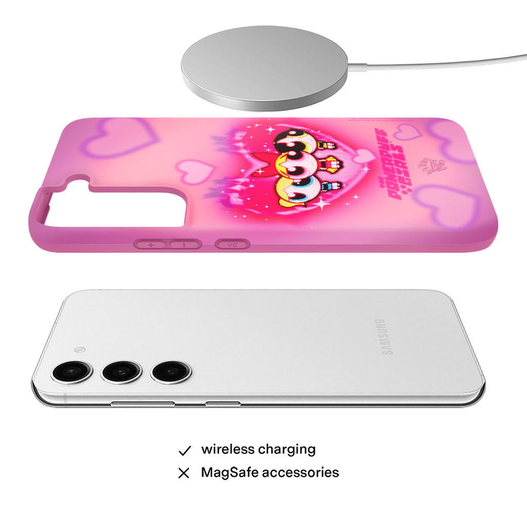 The Powerpuff Girls Airbrush Hearts Samsung Case