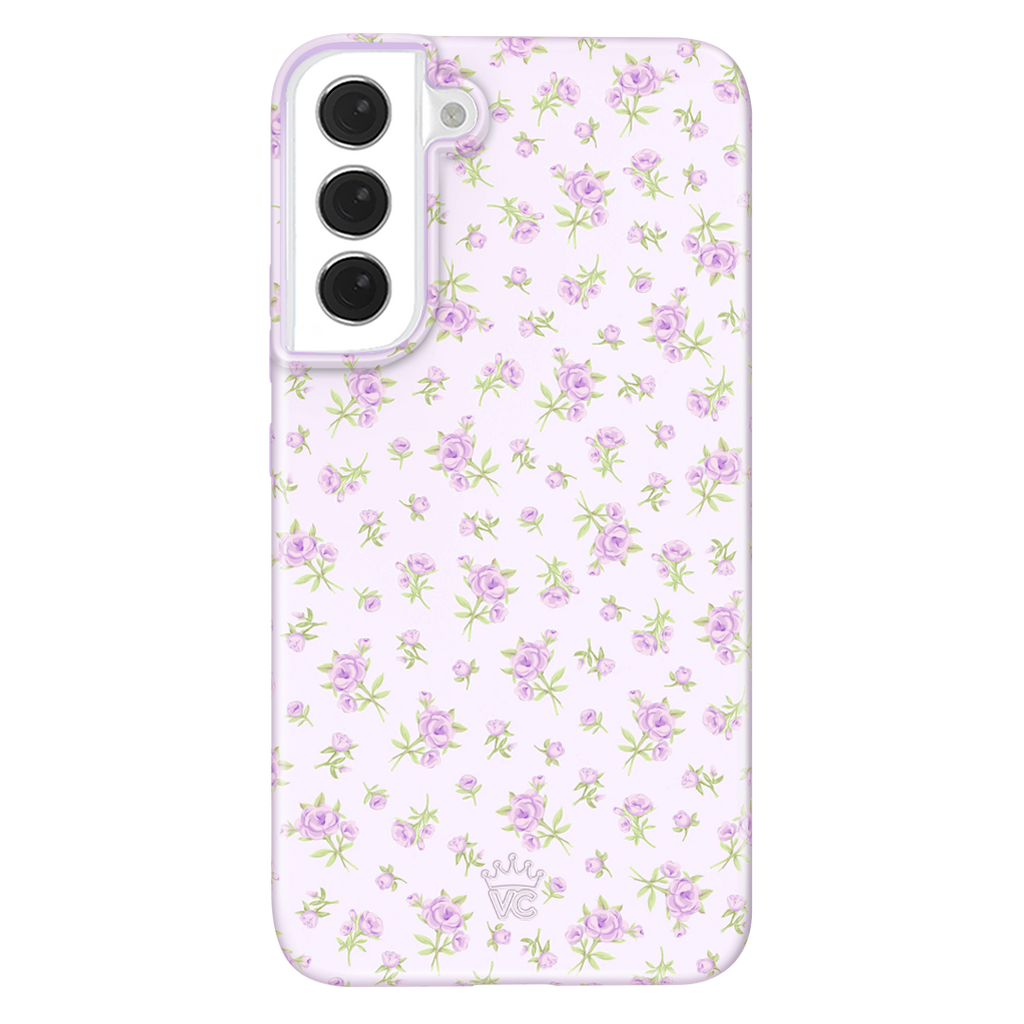 Dainty Lilac Floral Samsung Case