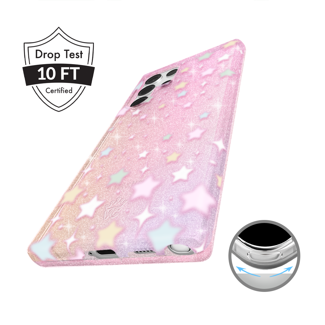 Falling Star Glitter Samsung Case