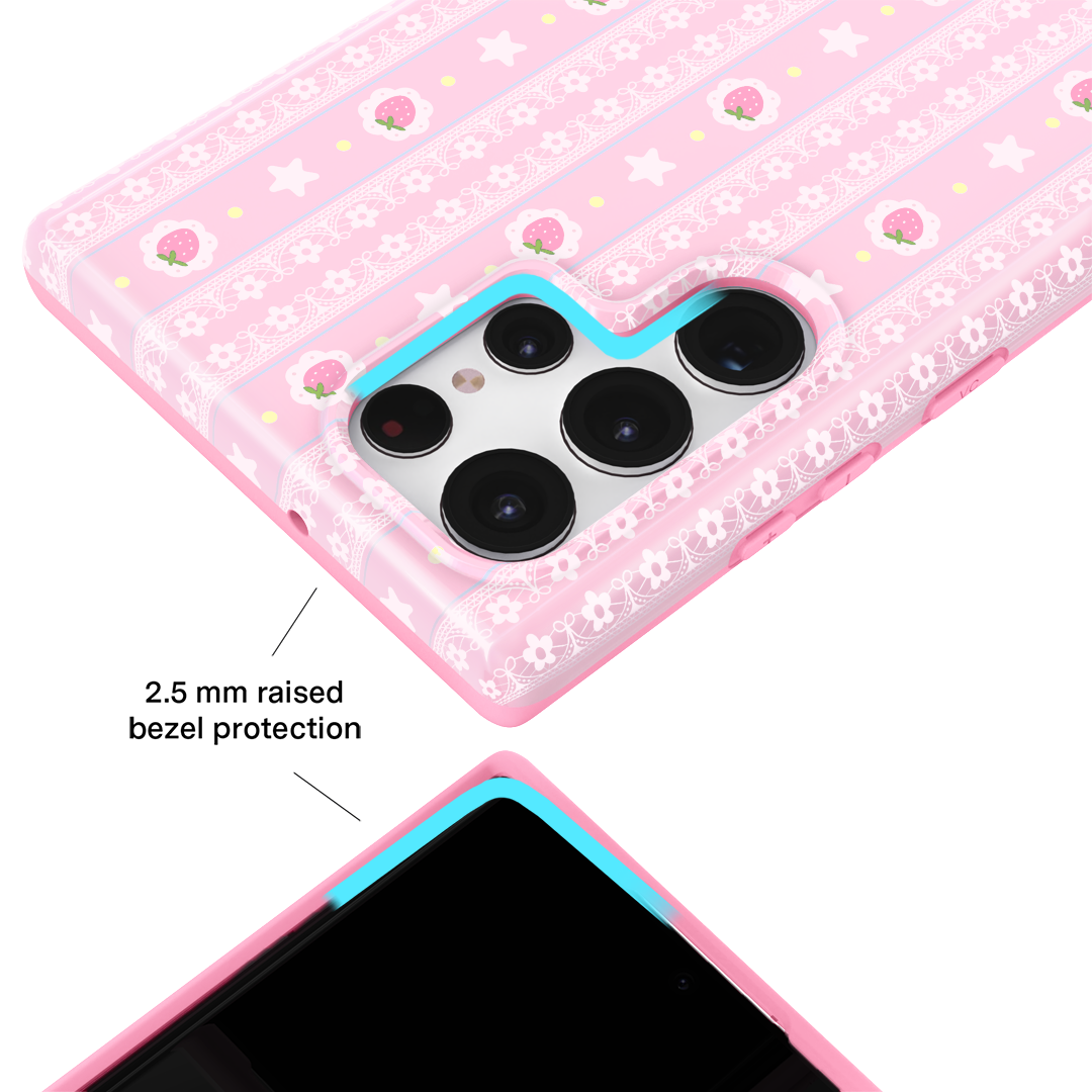 Strawberry Macaron Samsung Case