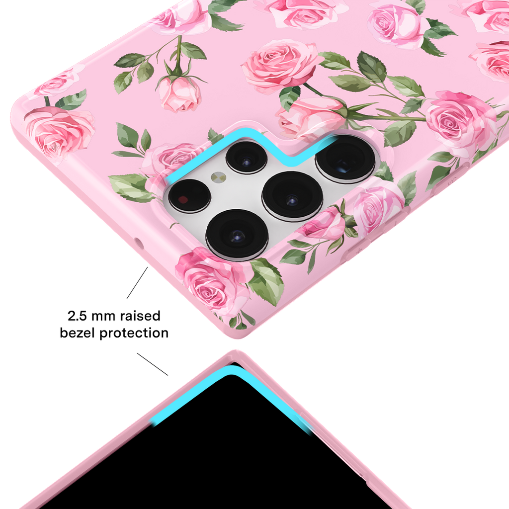 Baby Pink Roses Samsung Case