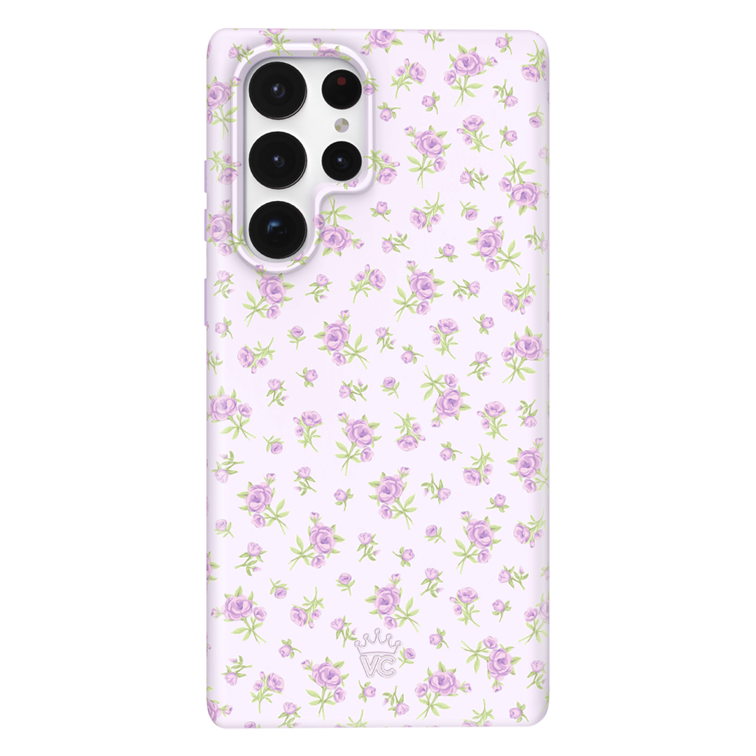 Dainty Lilac Floral Samsung Case
