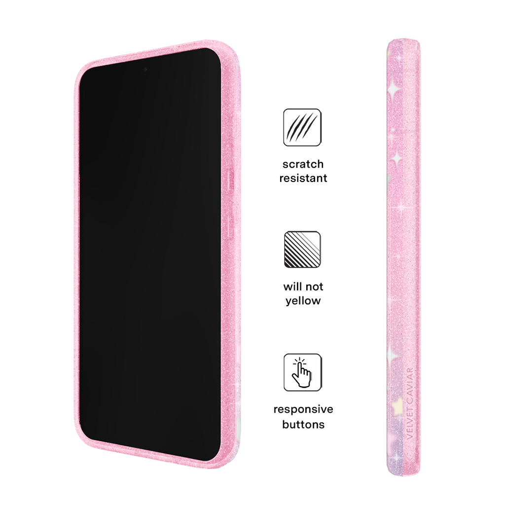 Falling Star Glitter Samsung Case