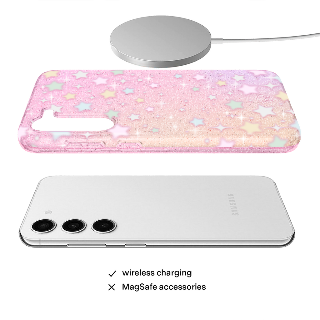 Falling Star Glitter Samsung Case