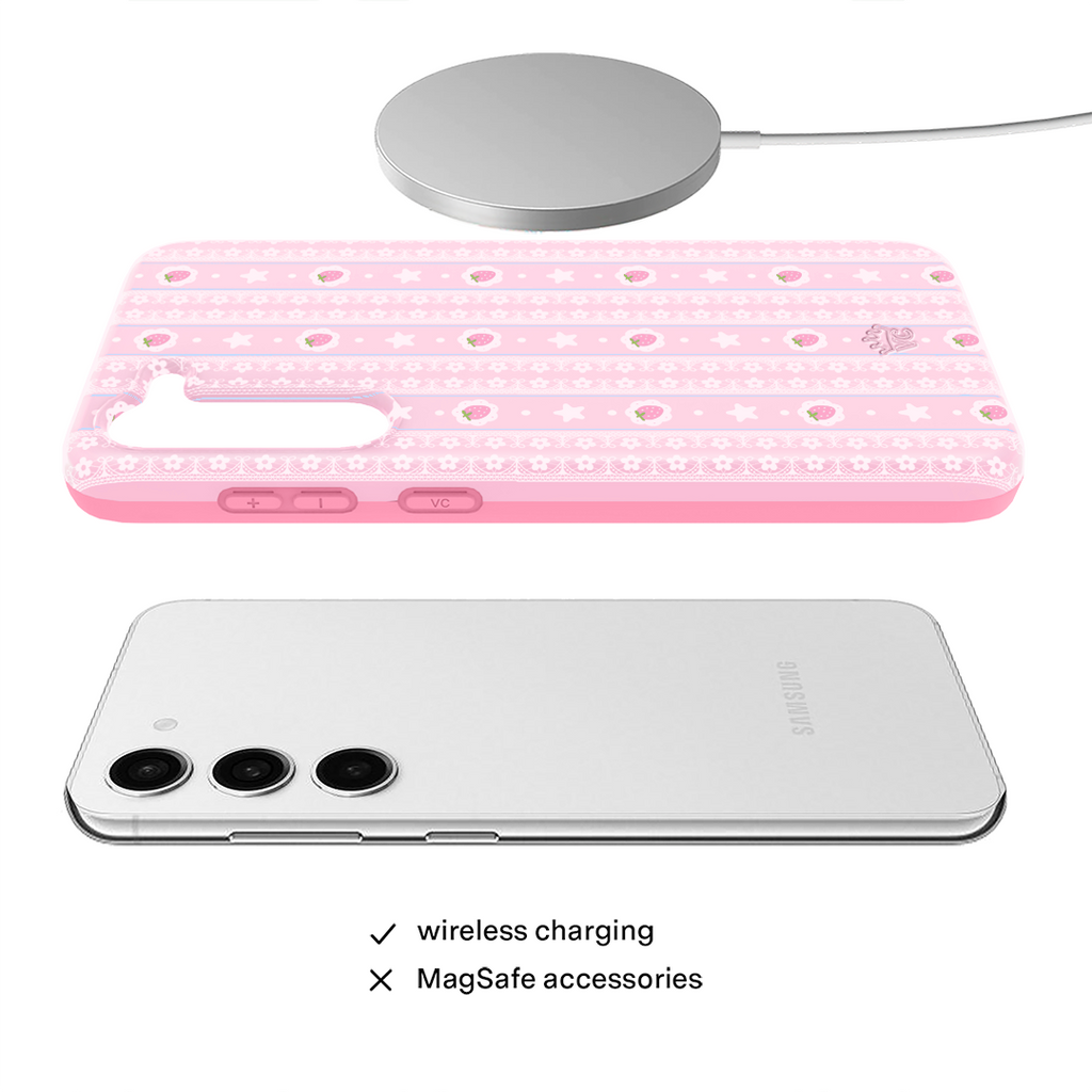 Strawberry Macaron Samsung Case