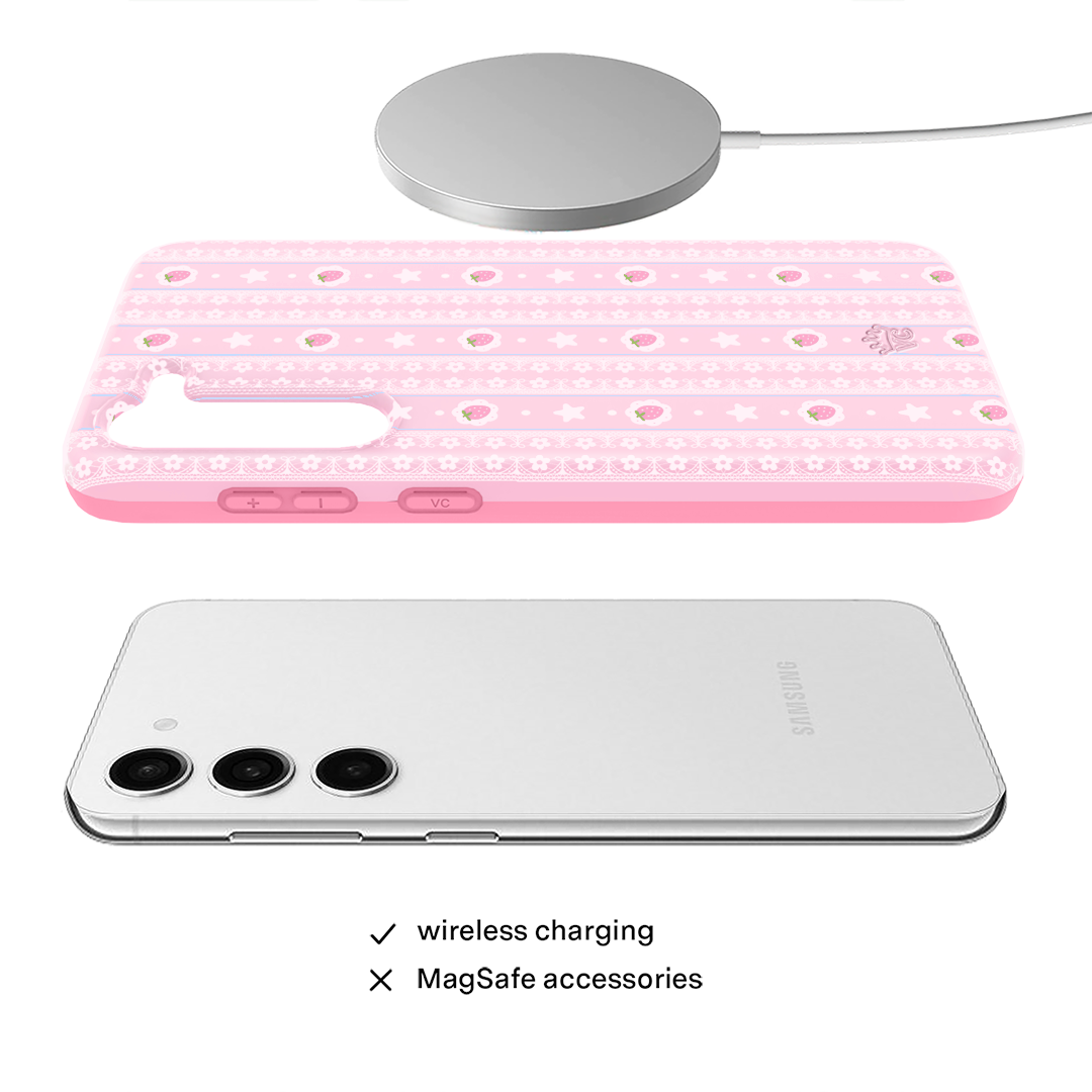 Strawberry Macaron Samsung Case