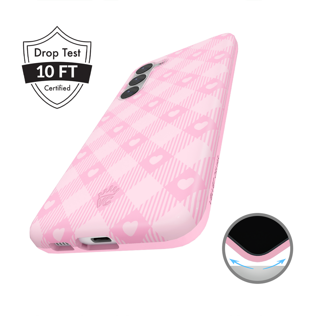 Dolly Pink Gingham Samsung Case