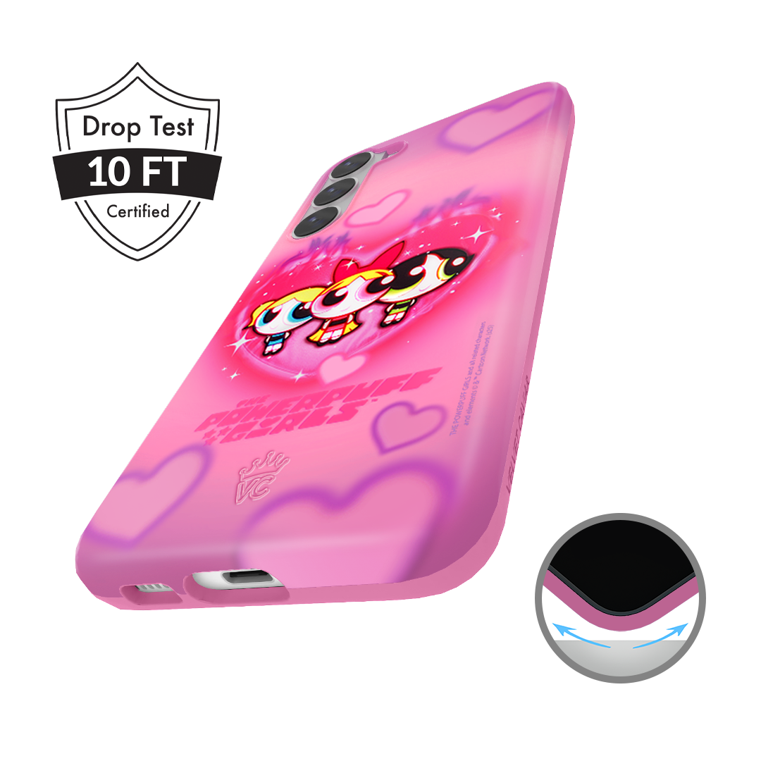 The Powerpuff Girls Airbrush Hearts Samsung Case