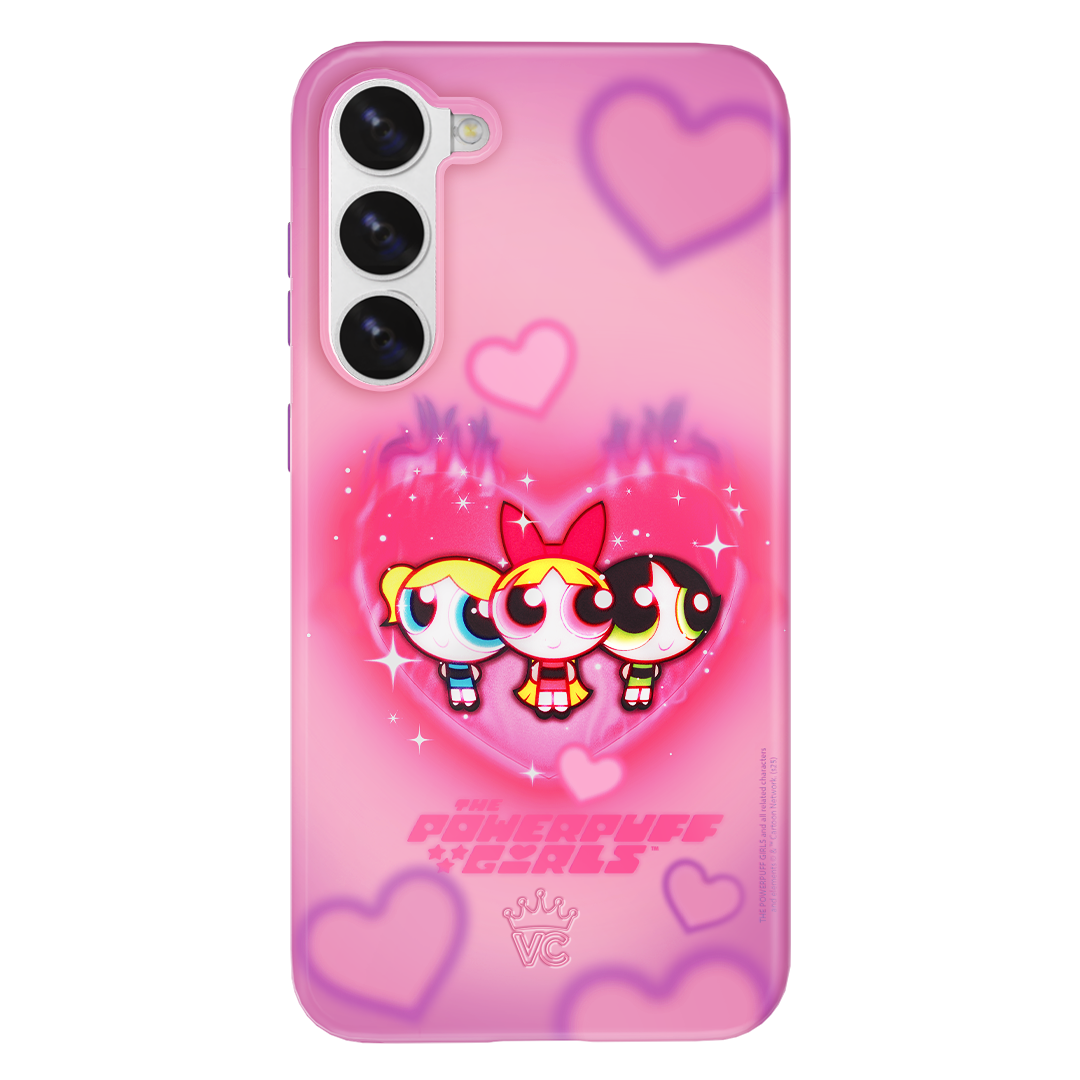 The Powerpuff Girls Airbrush Hearts Samsung Case