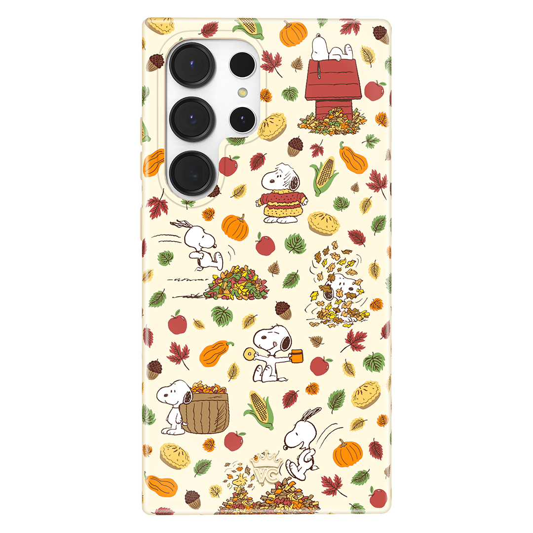Snoopy Autumn Leaves Samsung Case