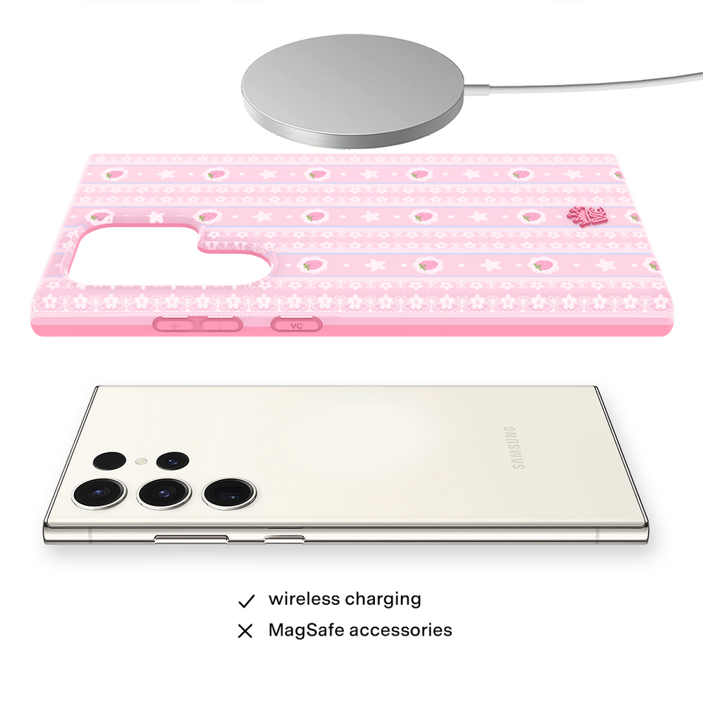 Strawberry Macaron Samsung Case