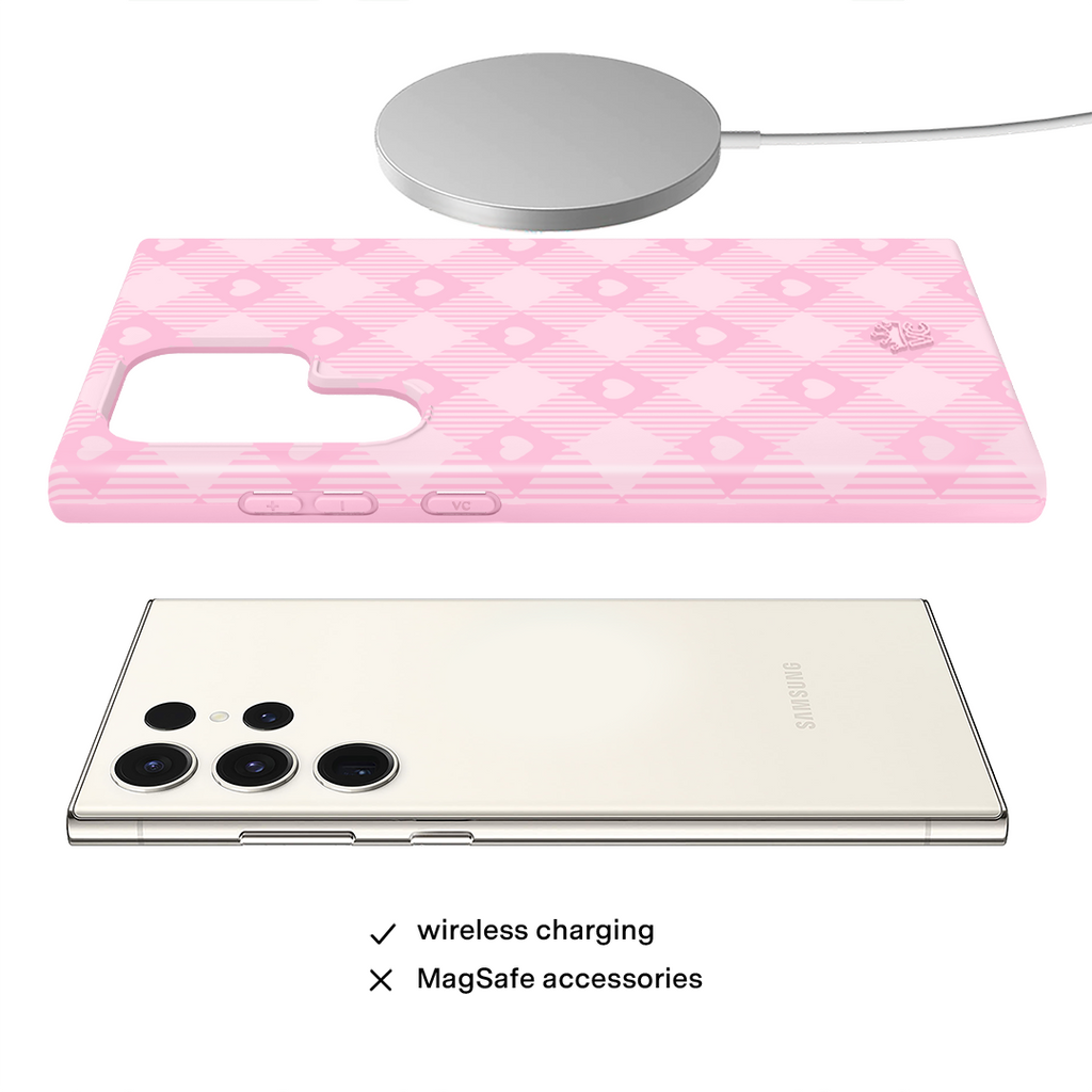 Dolly Pink Gingham Samsung Case