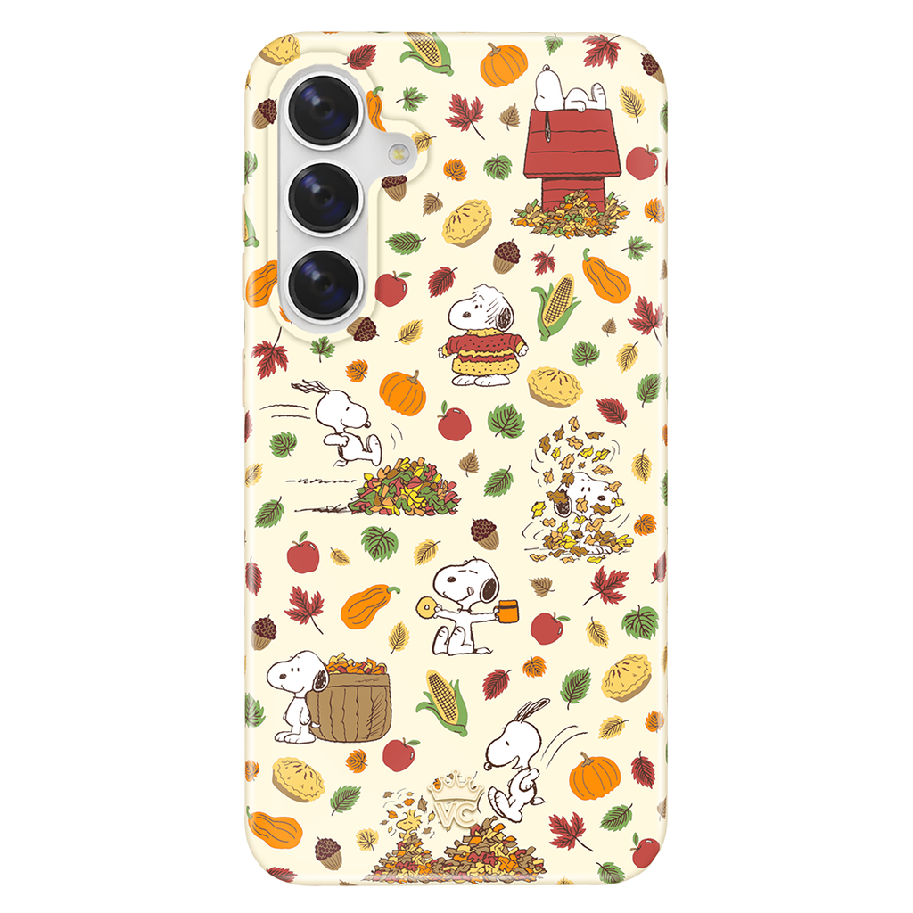 Snoopy Autumn Leaves Samsung Case