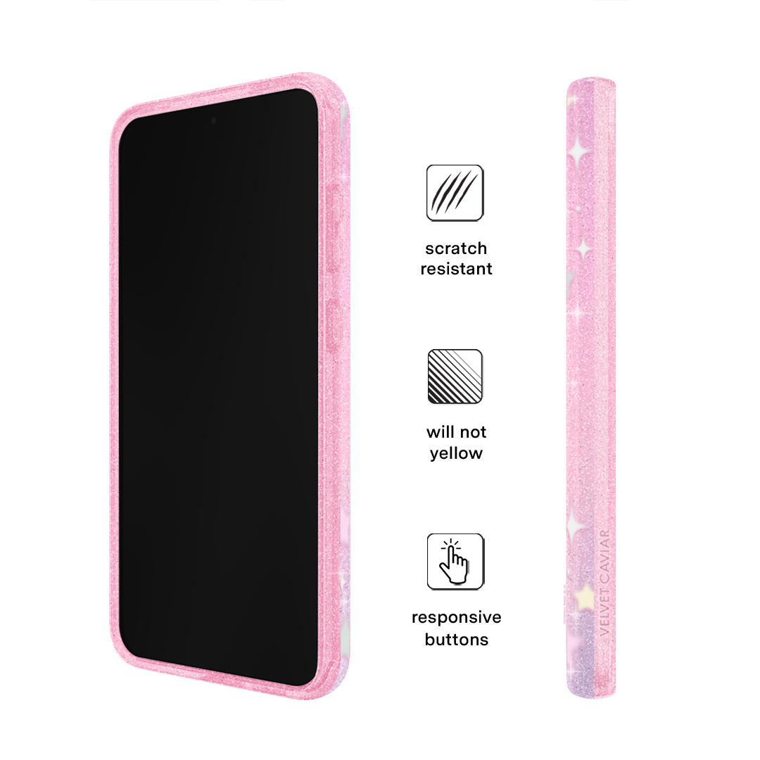 Falling Star Glitter Samsung Case
