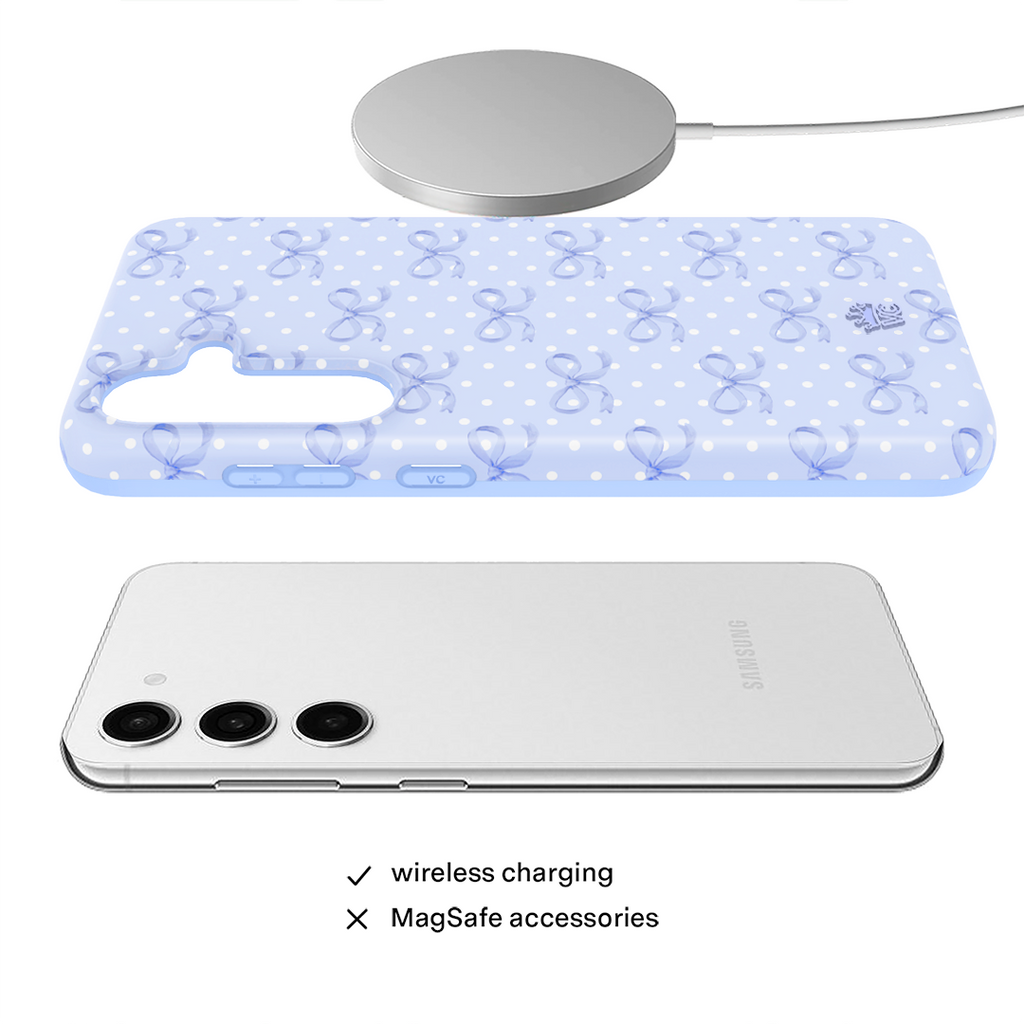 Lovely Blue Bows Samsung Case