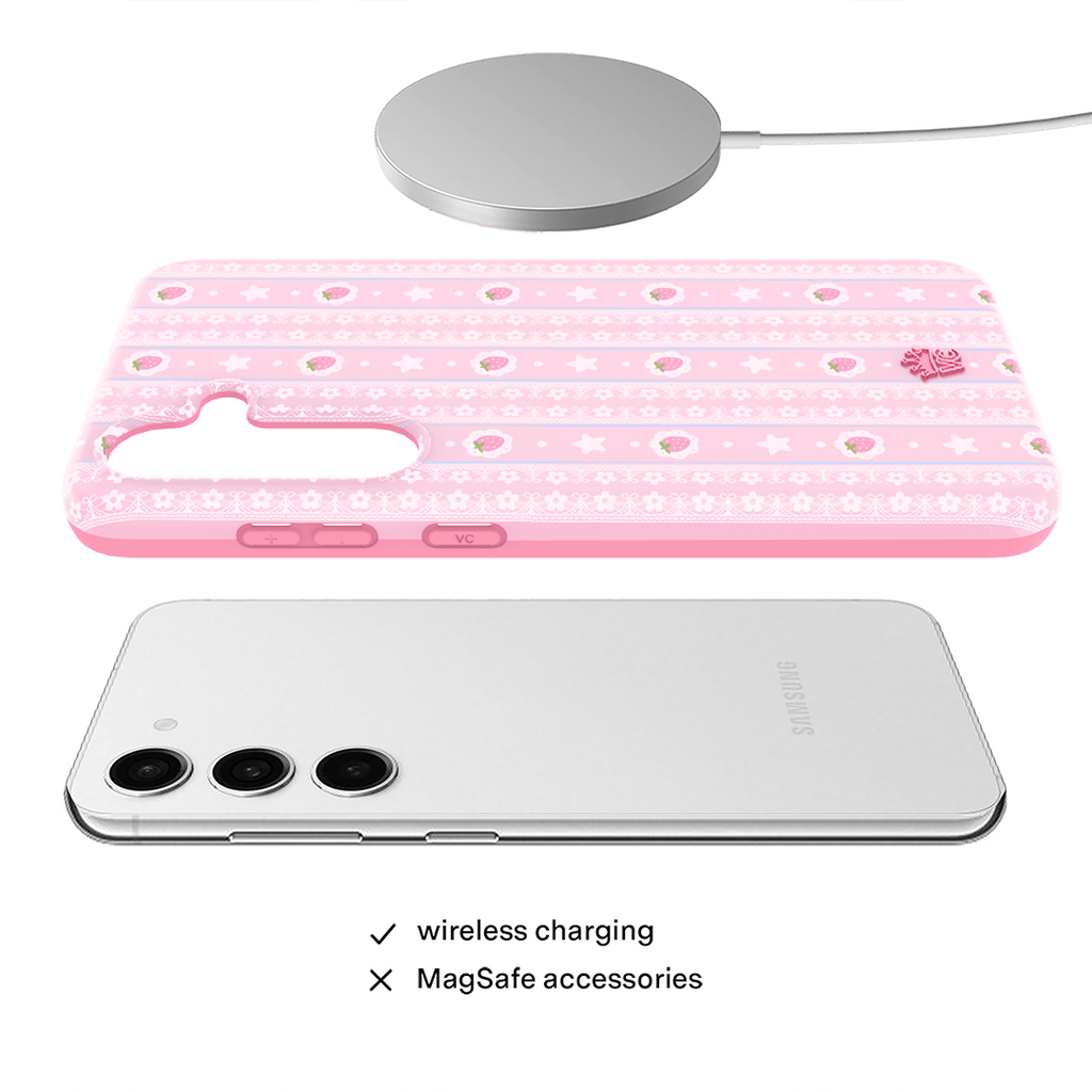 Strawberry Macaron Samsung Case