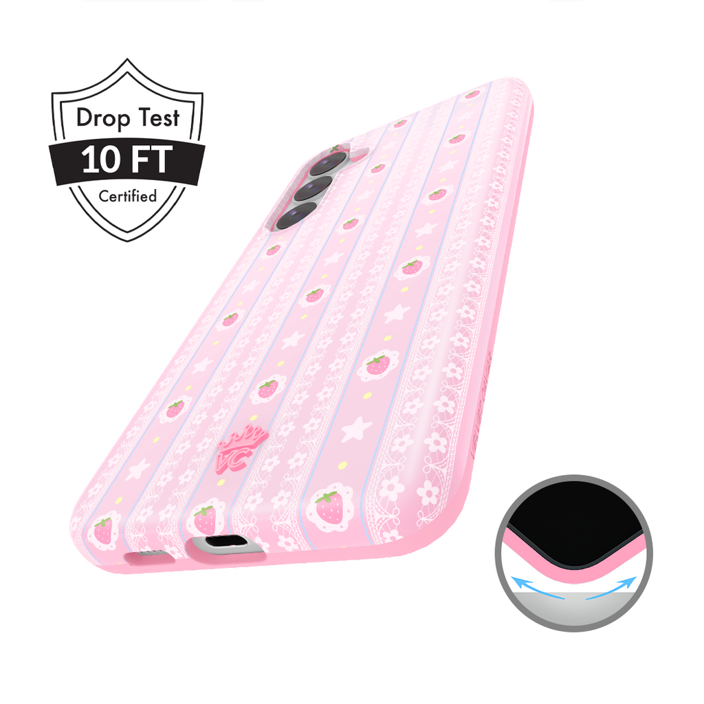 Strawberry Macaron Samsung Case