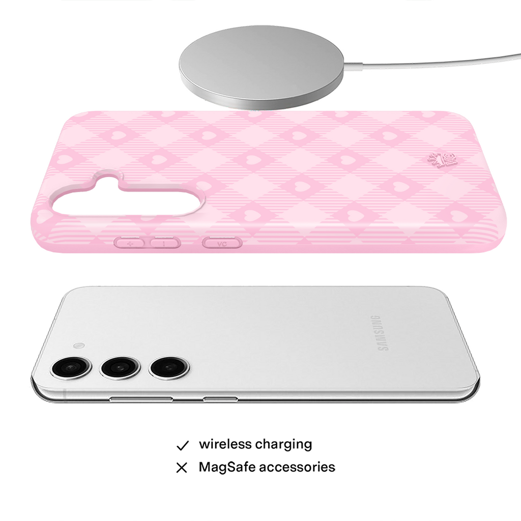 Dolly Pink Gingham Samsung Case