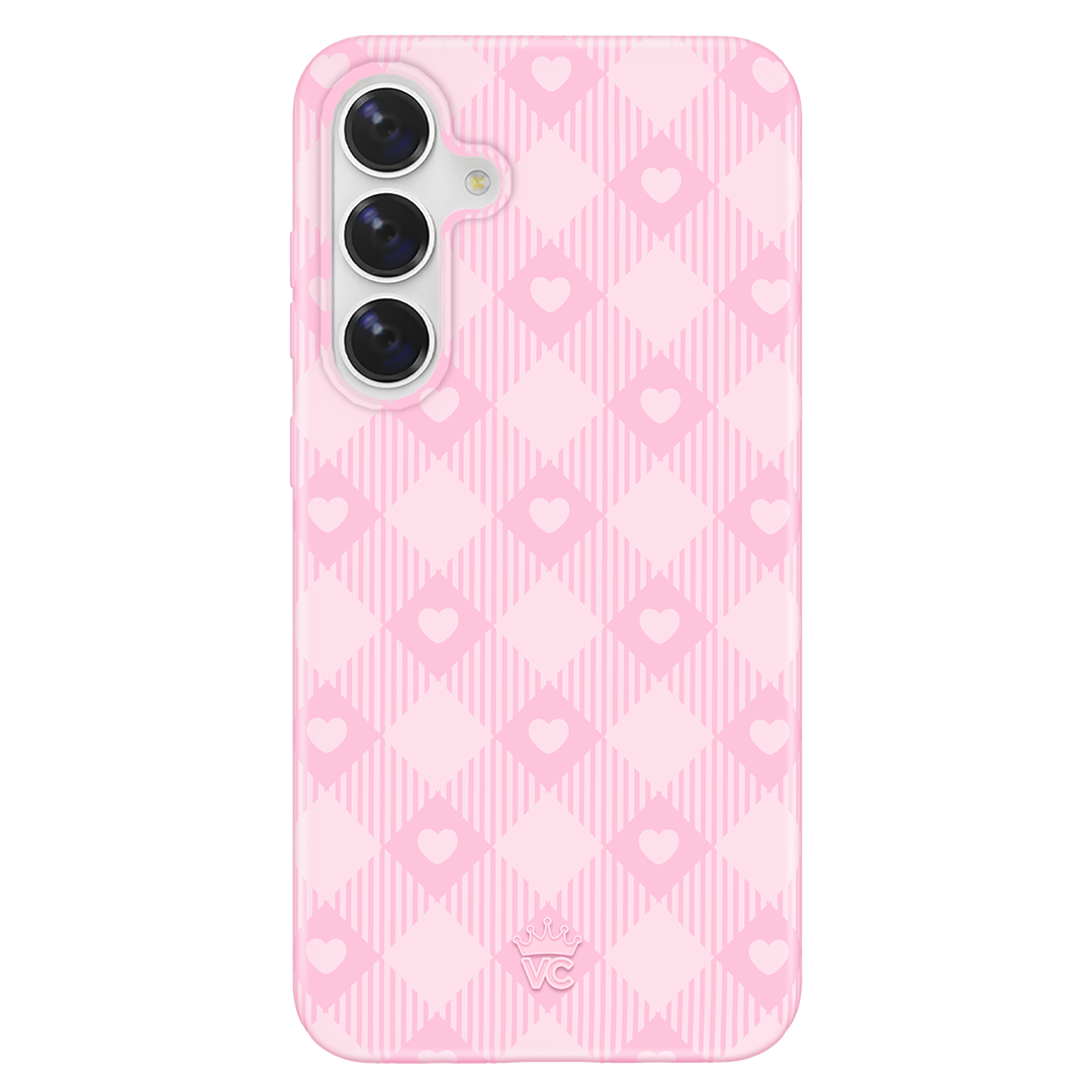 Dolly Pink Gingham Samsung Case