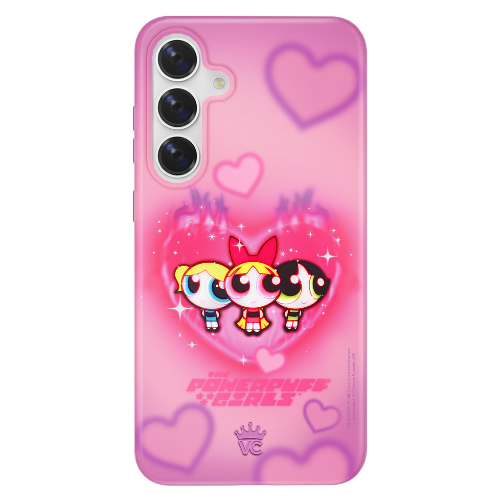 The Powerpuff Girls Airbrush Hearts Samsung Case