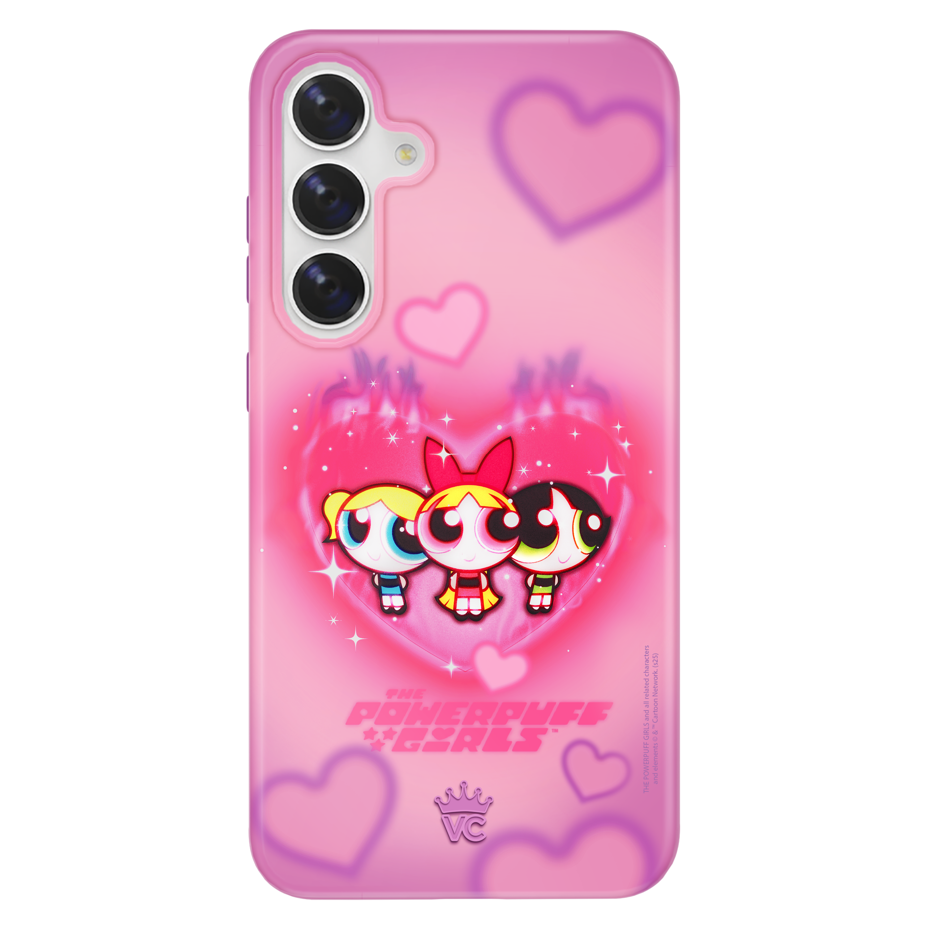 The Powerpuff Girls Airbrush Hearts Samsung Case