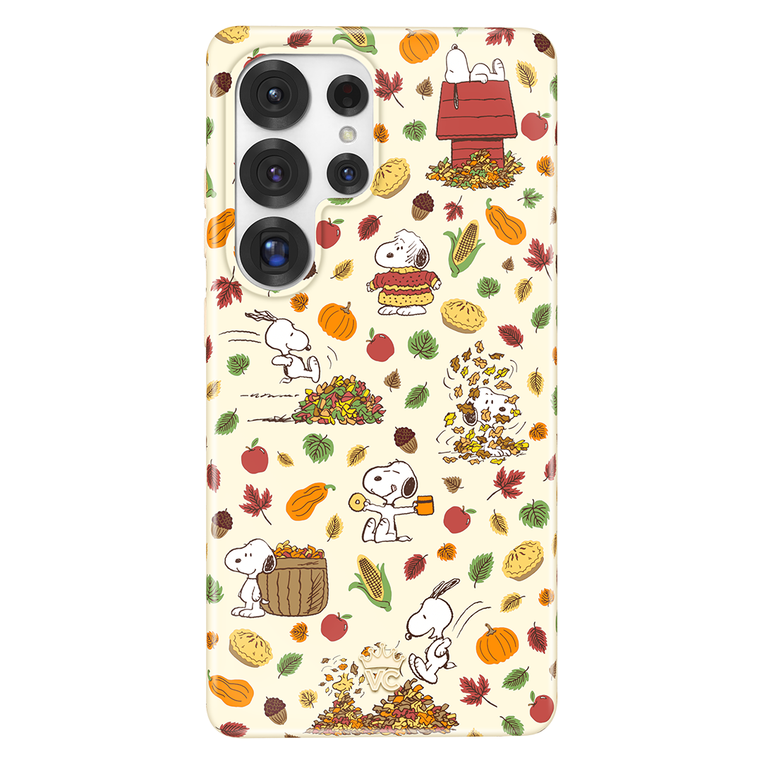 Snoopy Autumn Leaves Samsung Case