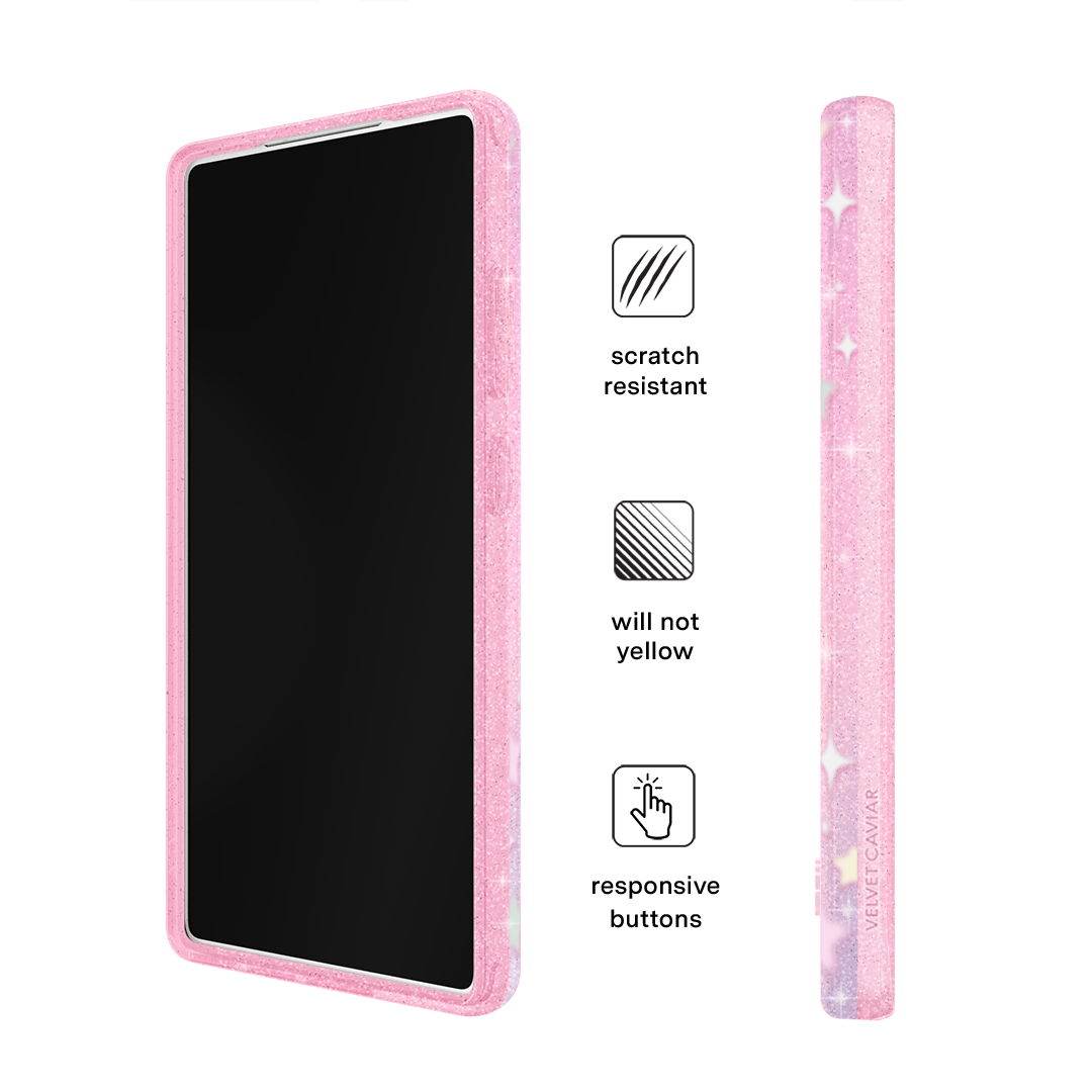 Falling Star Glitter Samsung Case