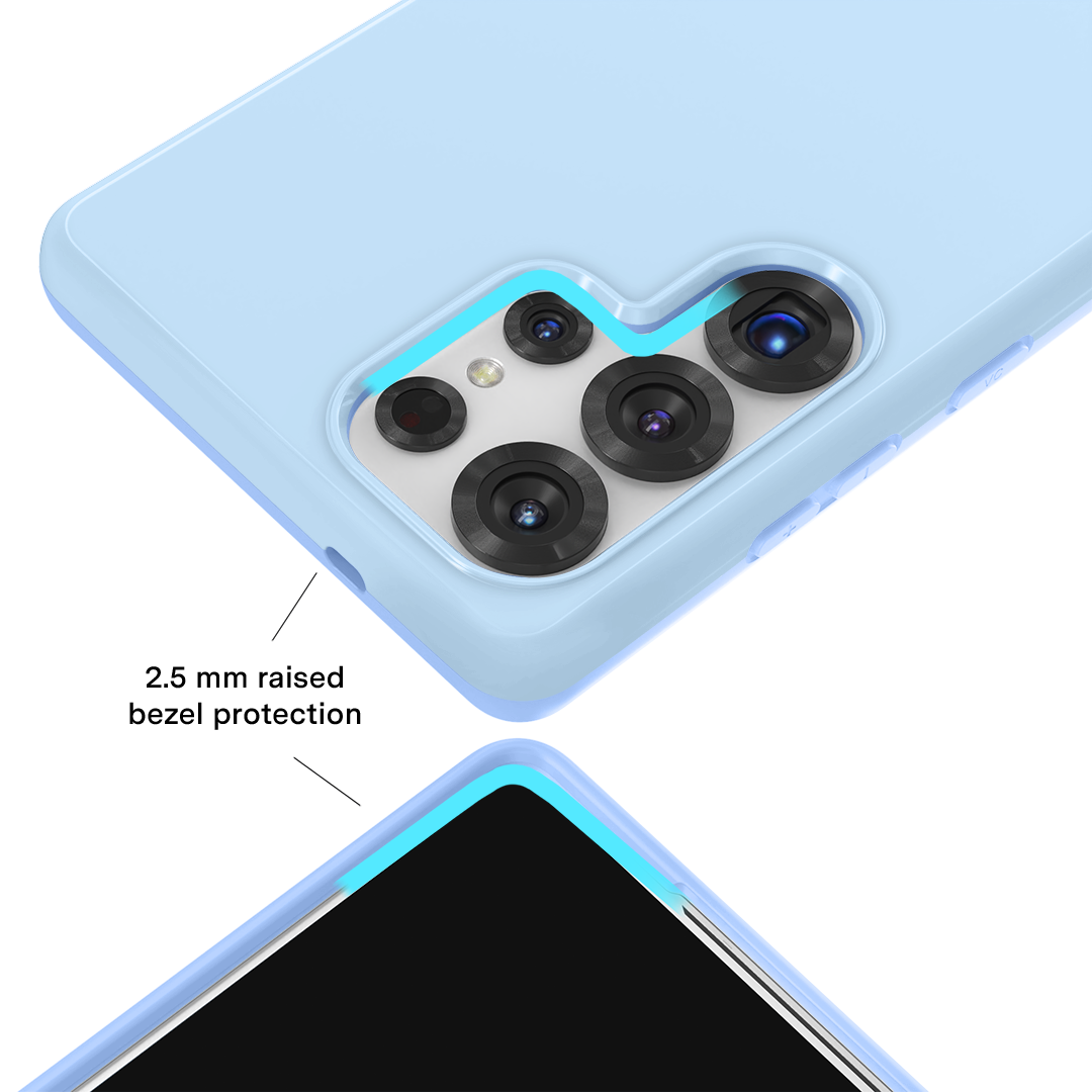 Cotton Candy Blue Samsung Case