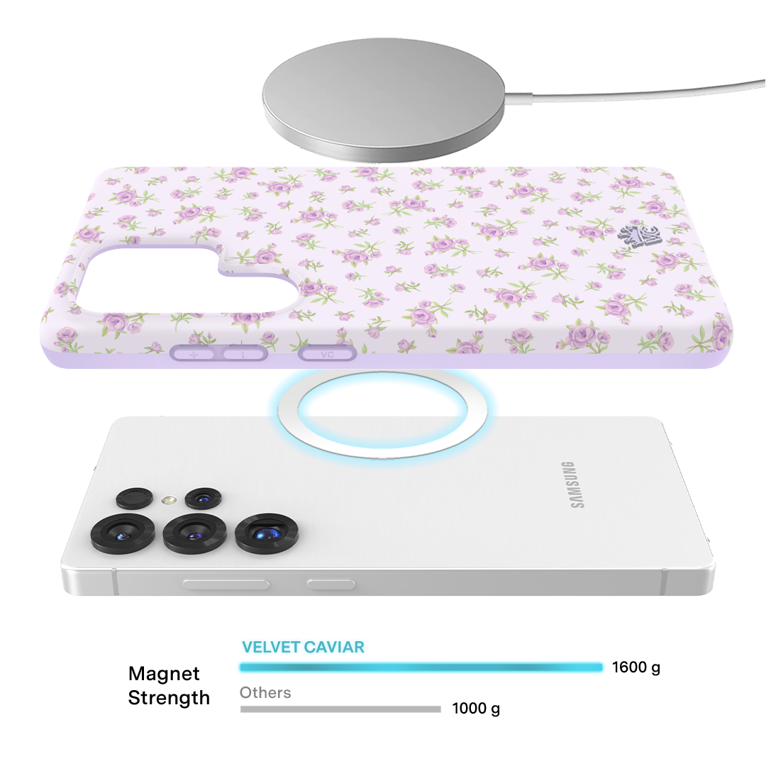 Dainty Lilac Floral Samsung Case