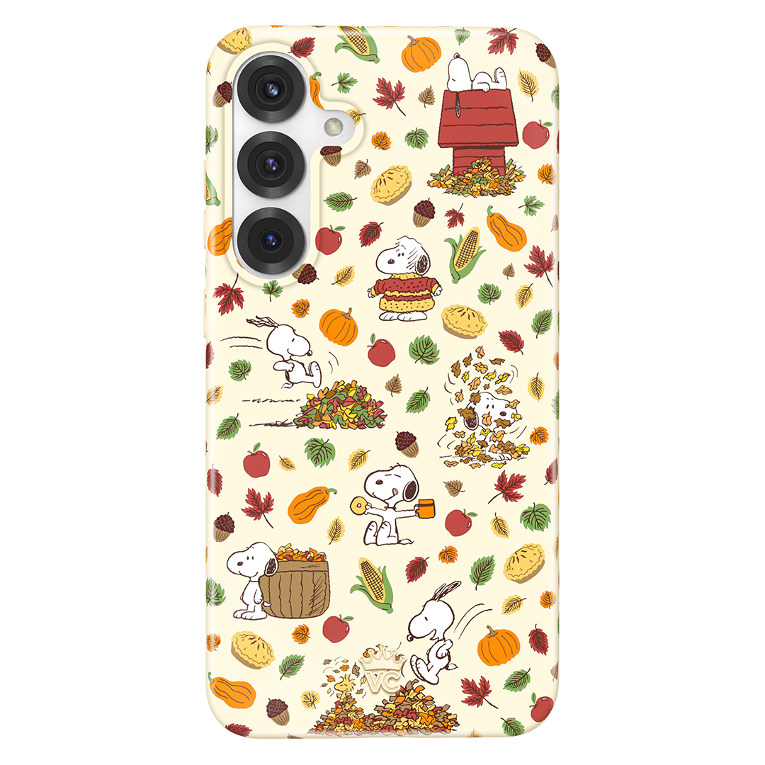 Snoopy Autumn Leaves Samsung Case