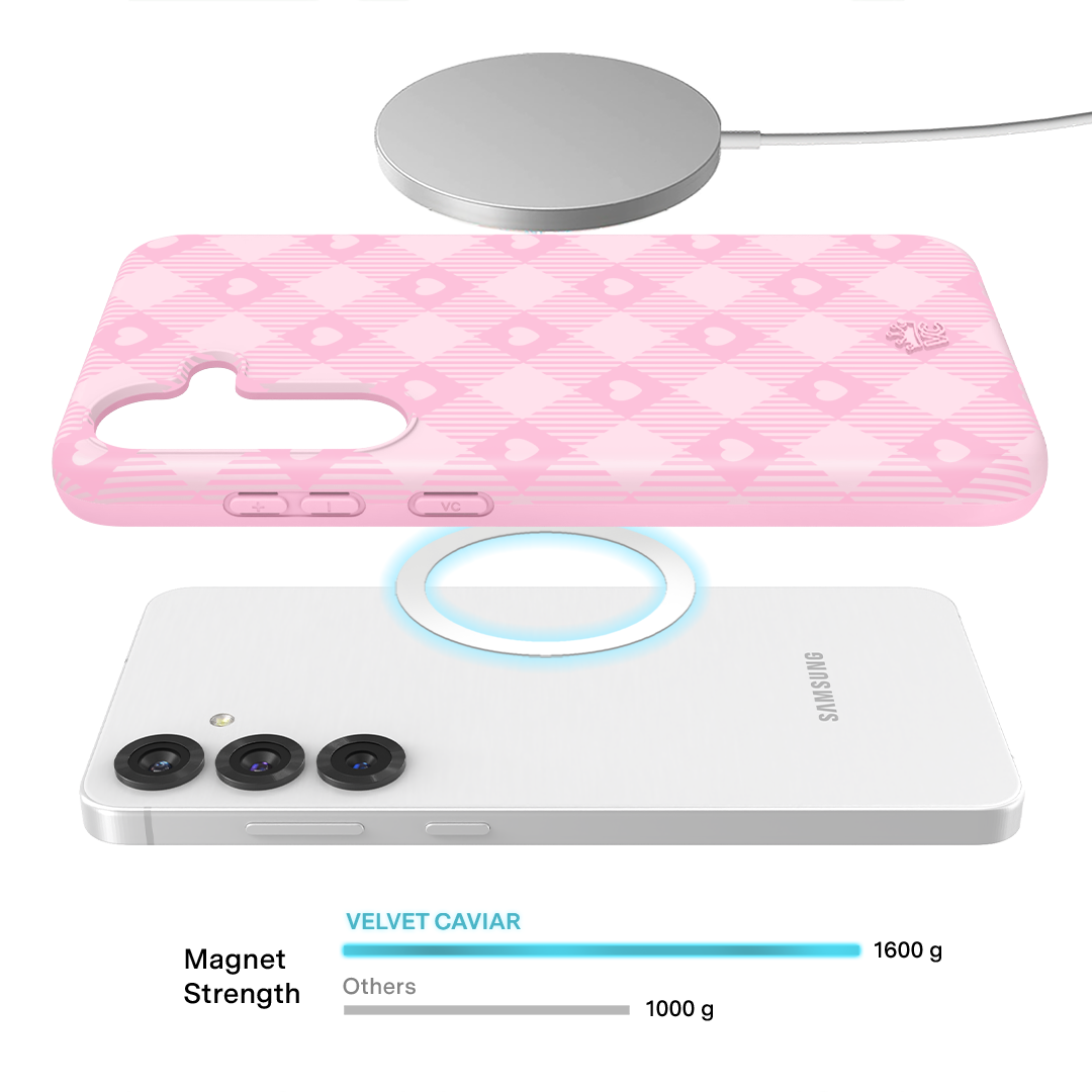 Dolly Pink Gingham Samsung Case