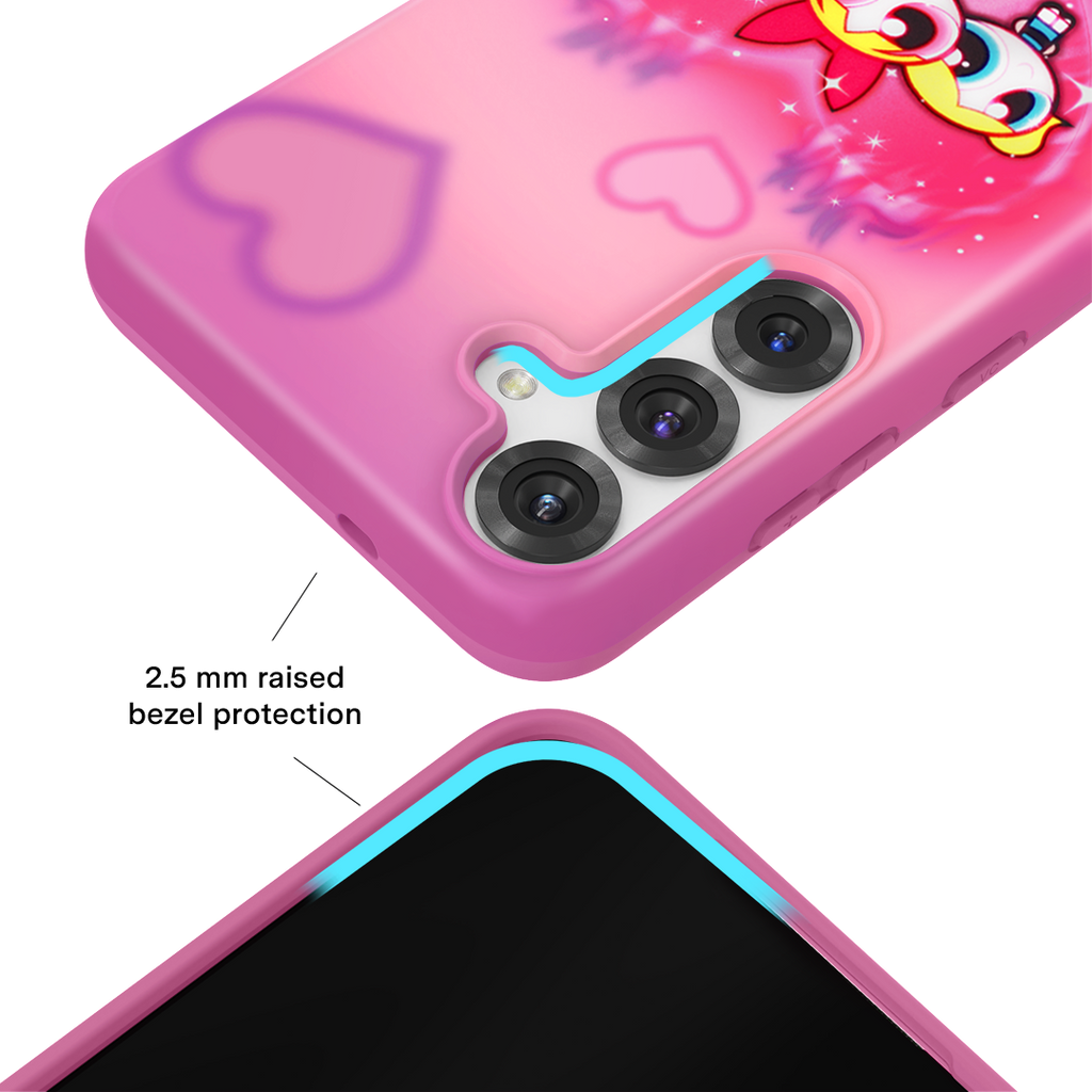 The Powerpuff Girls Airbrush Hearts Samsung Case