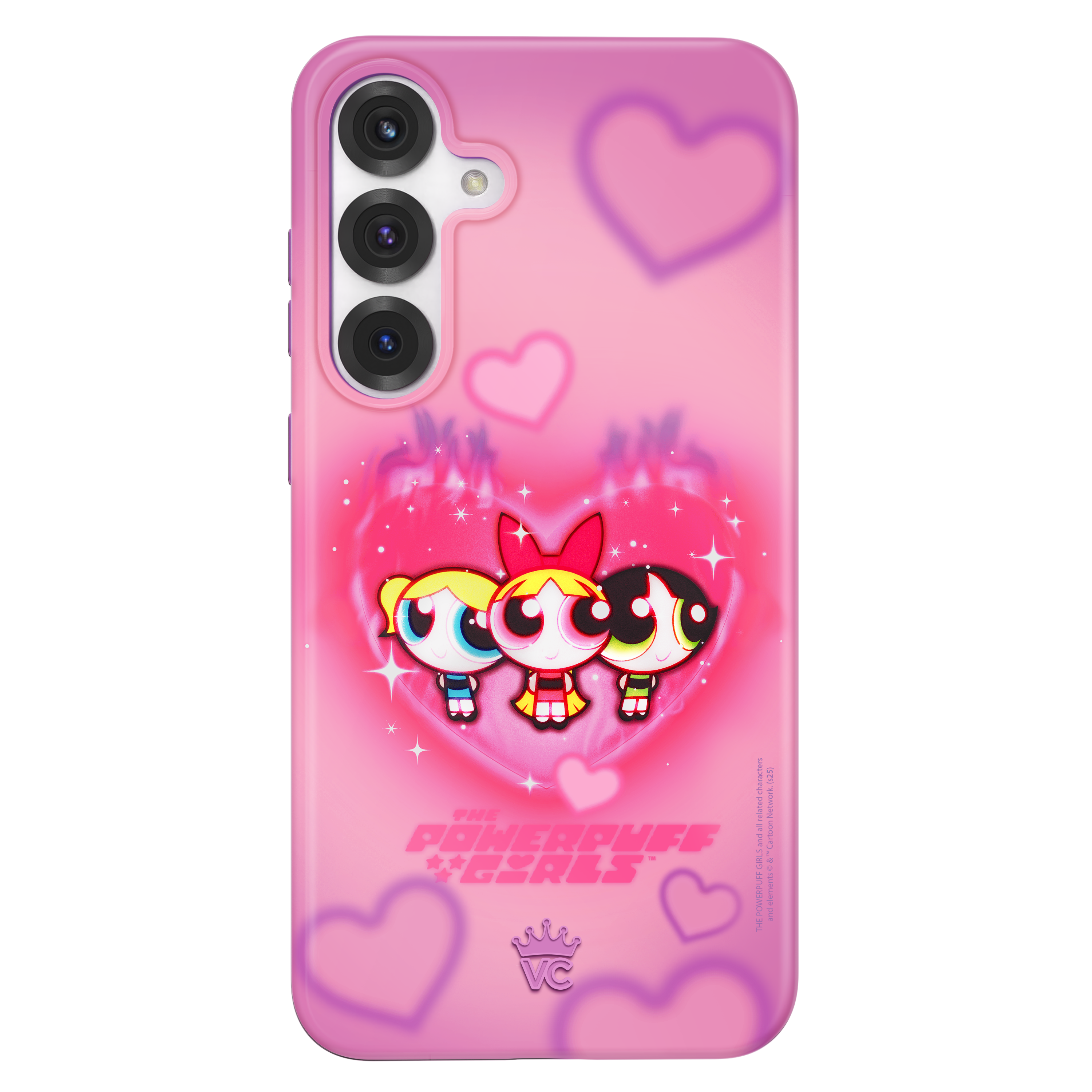 The Powerpuff Girls Airbrush Hearts Samsung Case