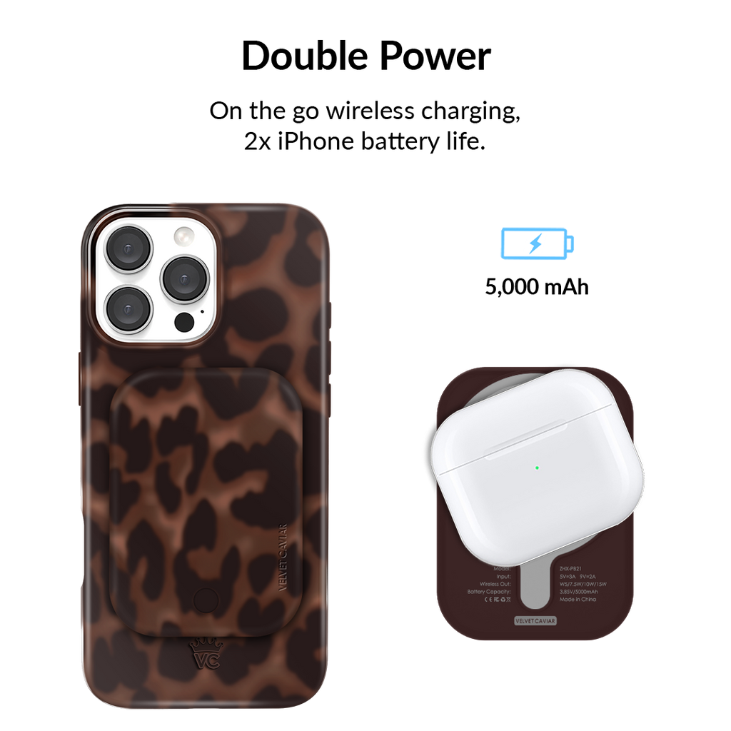It Girl Leopard MagSafe Battery Power Pack