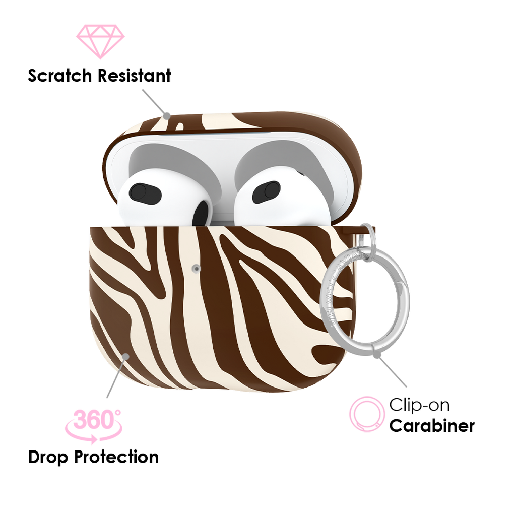 Coco Zebra AirPod Case