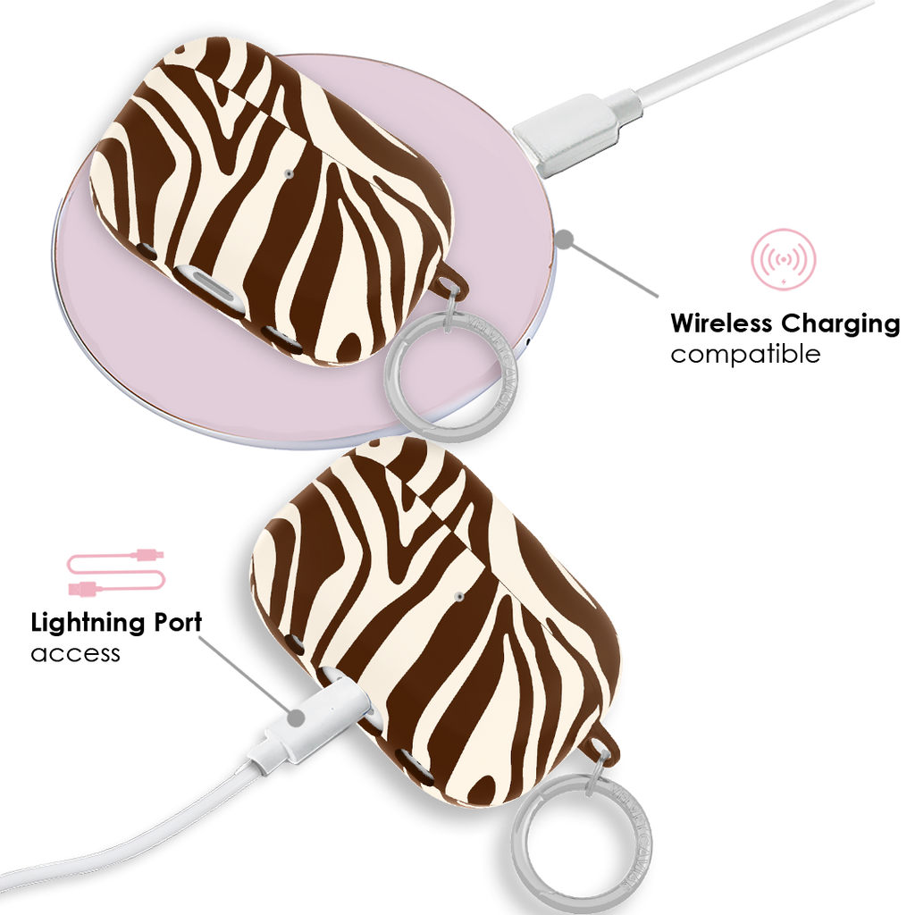 Coco Zebra AirPod Case