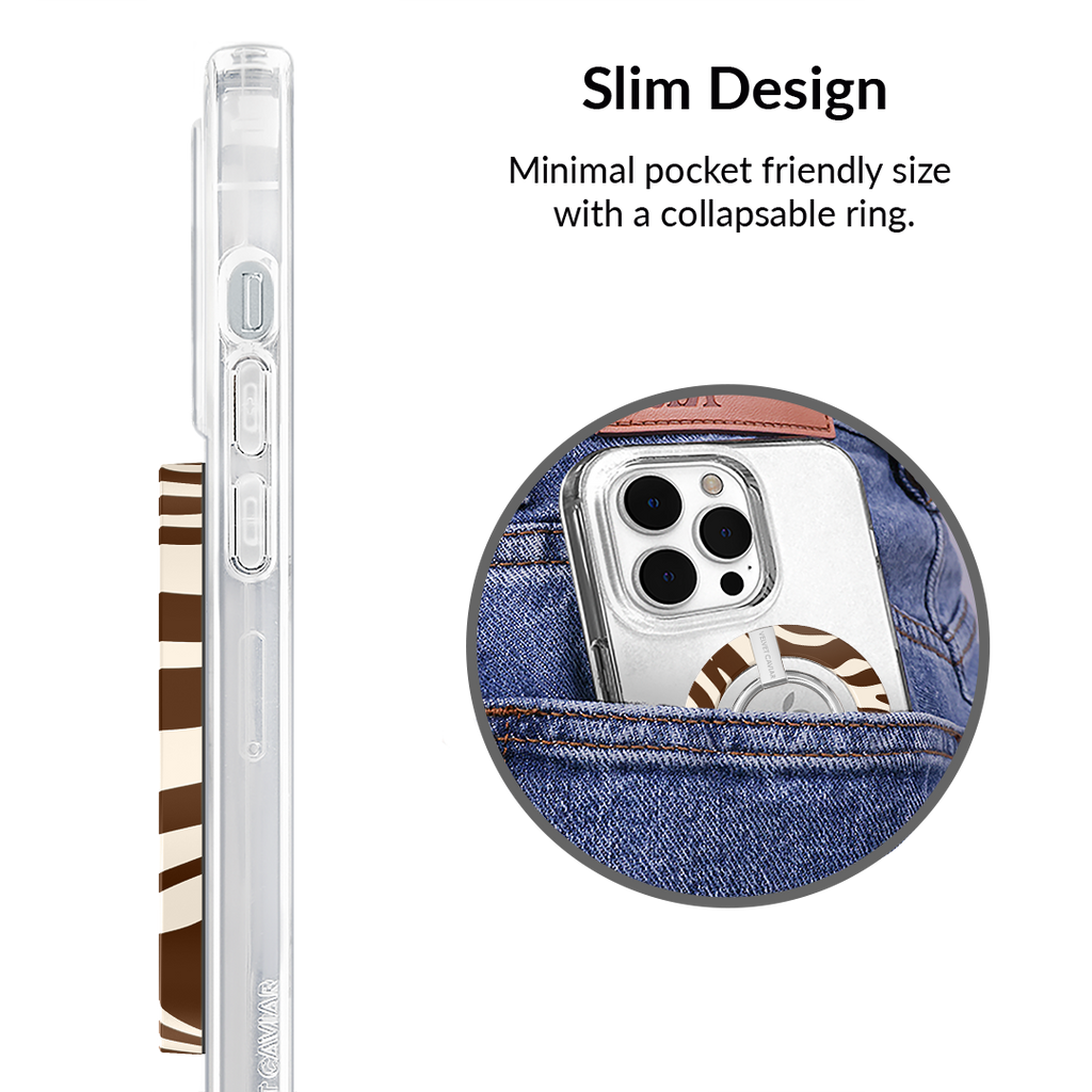 Coco Zebra MagSafe Grip Ring