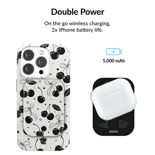 Cherry Noir MagSafe Battery Power Pack